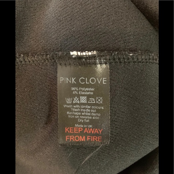 Pink Clove Plus Size Cold Shoulder Black Dress - Picture 7 of 7